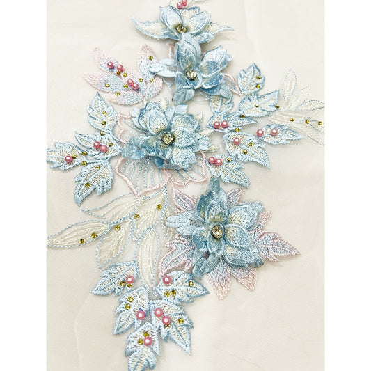 Lacey - 3D  Flower Patch（Pair）