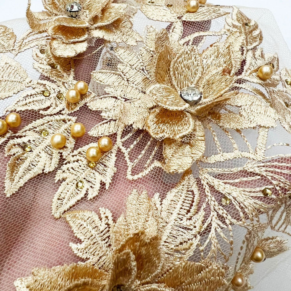 Lacey - 3D  Flower Patch（Pair）