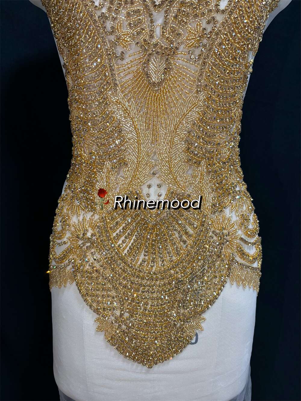 Layla - Rhinestone Bodice Applique
