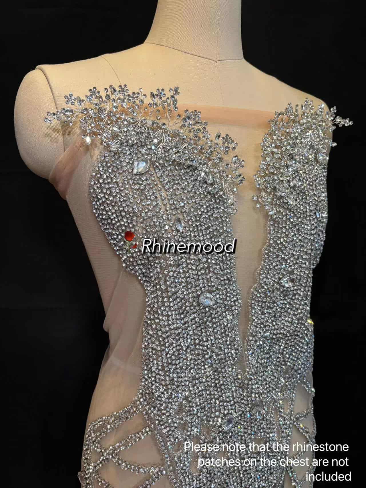 Lola - Rhinestone Bodice Applique