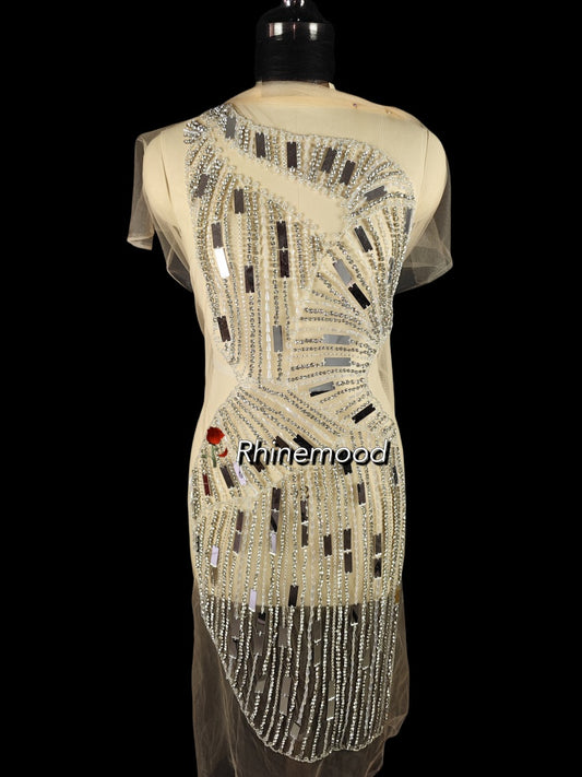 Lydia - Rhinestone Bodice Applique