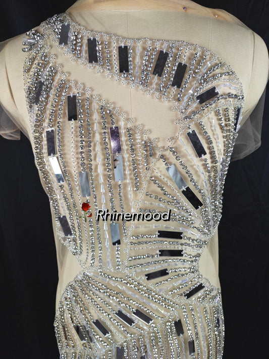 Lydia - Rhinestone Bodice Applique
