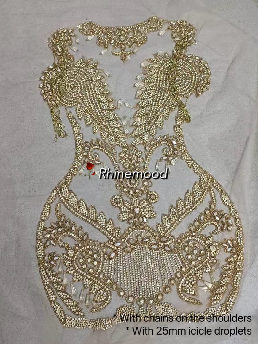 Mariana - Rhinestone Bodice Applique