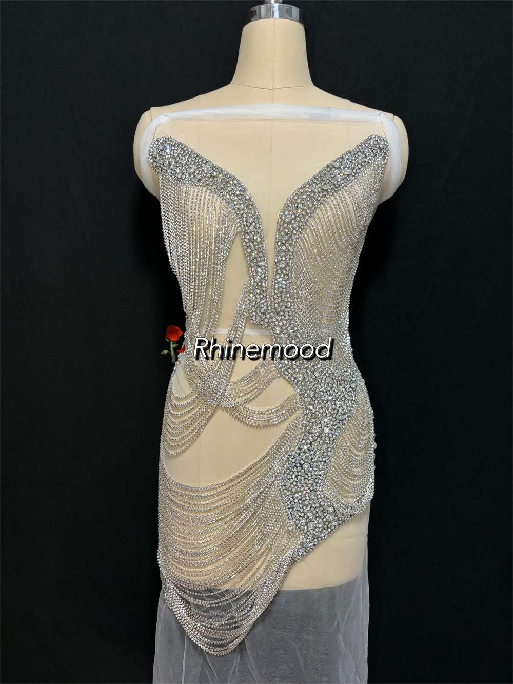 Natelie - Rhinestone Bodice Applique