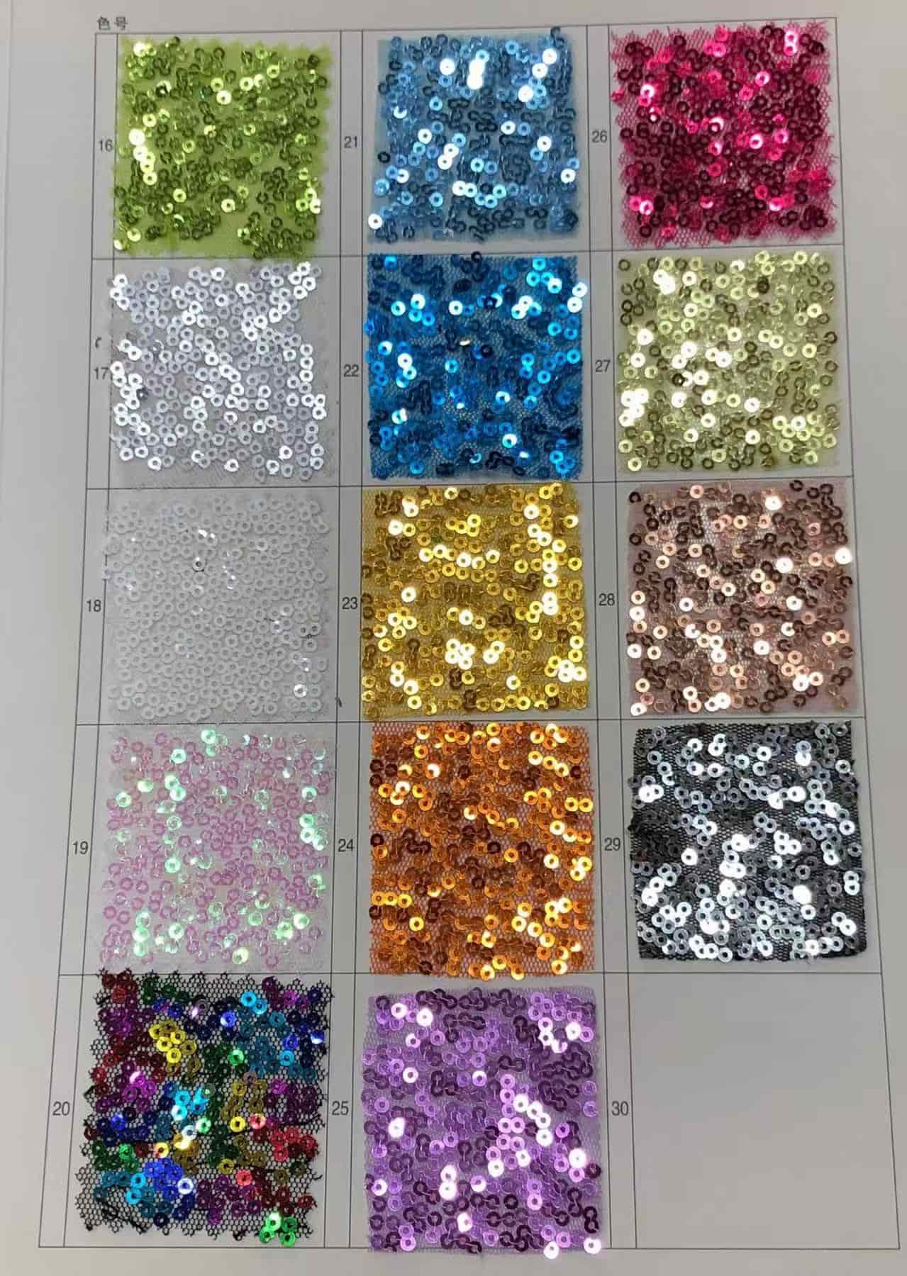 Non-Stretch Sequin Fabric
