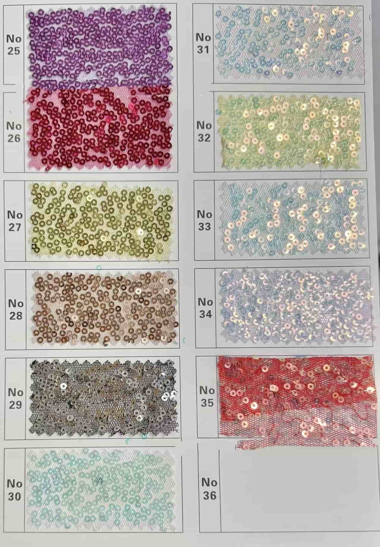 Non-Stretch Sequin Fabric