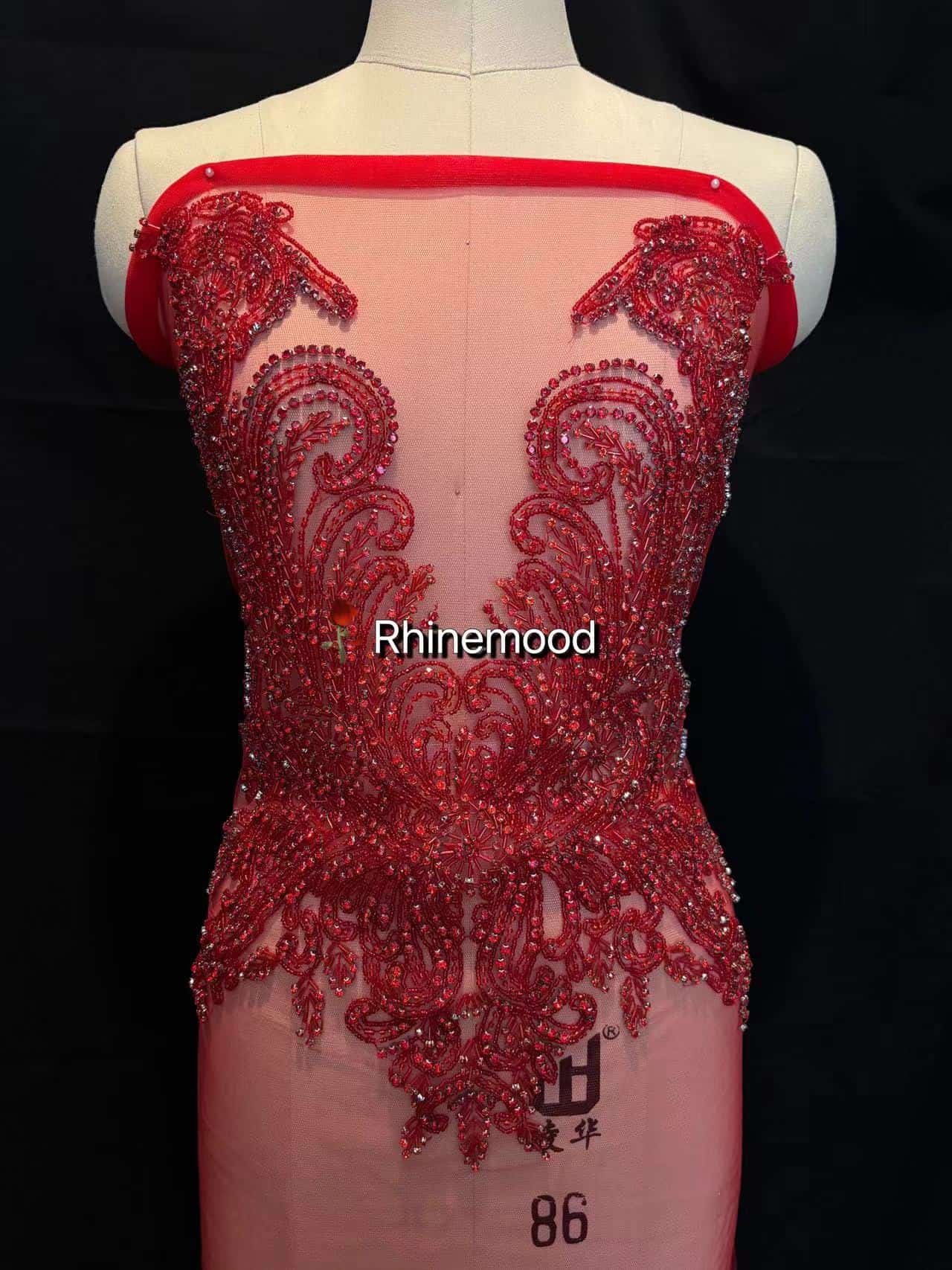 Aurora - Rhinestone Bodice Applique