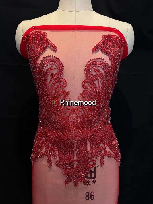 Aurora - Rhinestone Bodice Applique