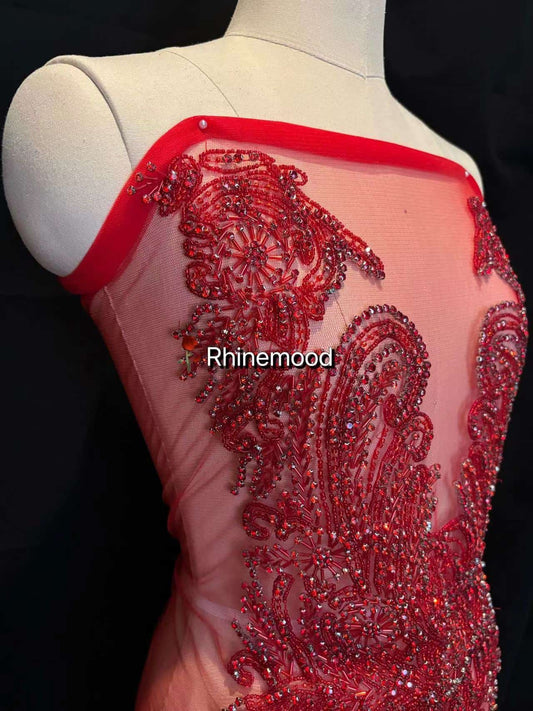 Aurora - Rhinestone Bodice Applique