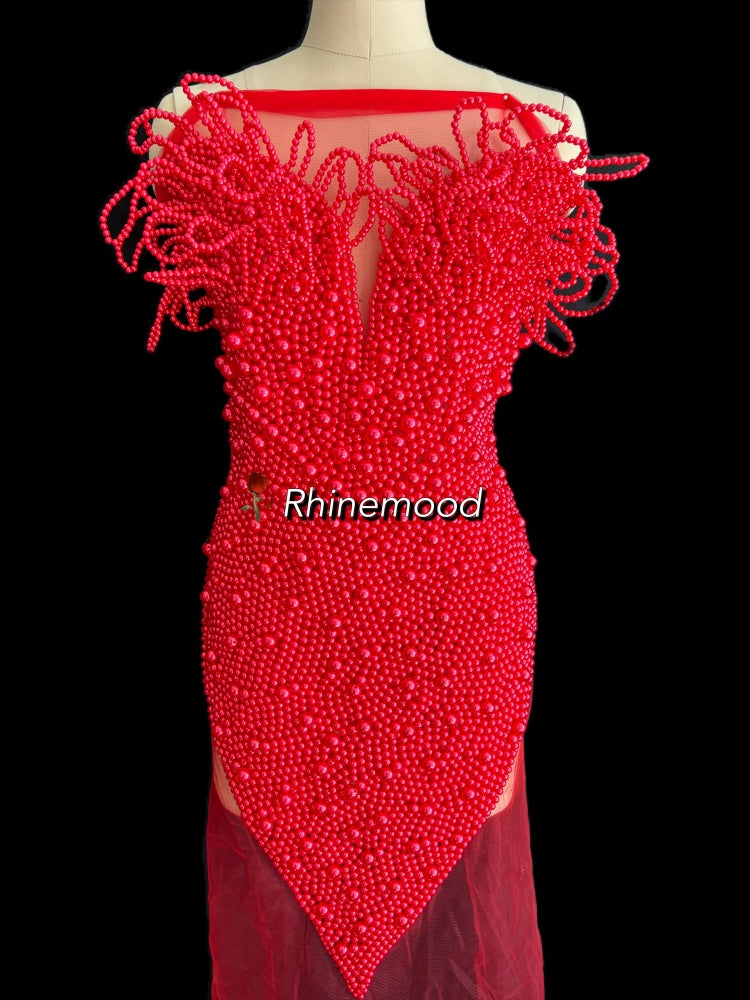 Pearl - Beaded Bodice Applique