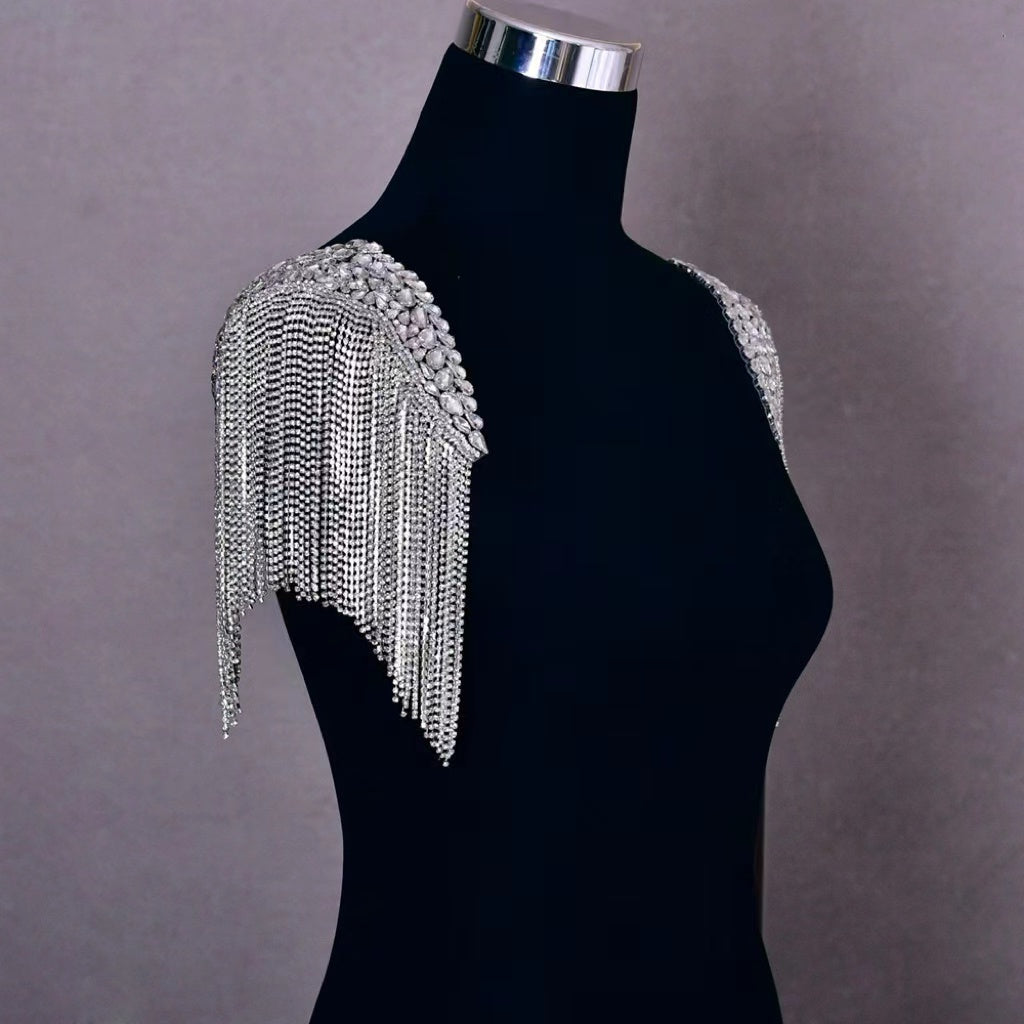 Rhinestone Shoulder Patch - 2