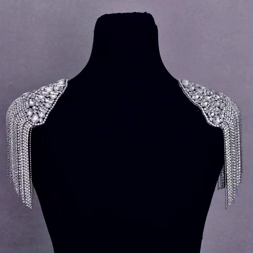 Rhinestone Shoulder Patch - 3