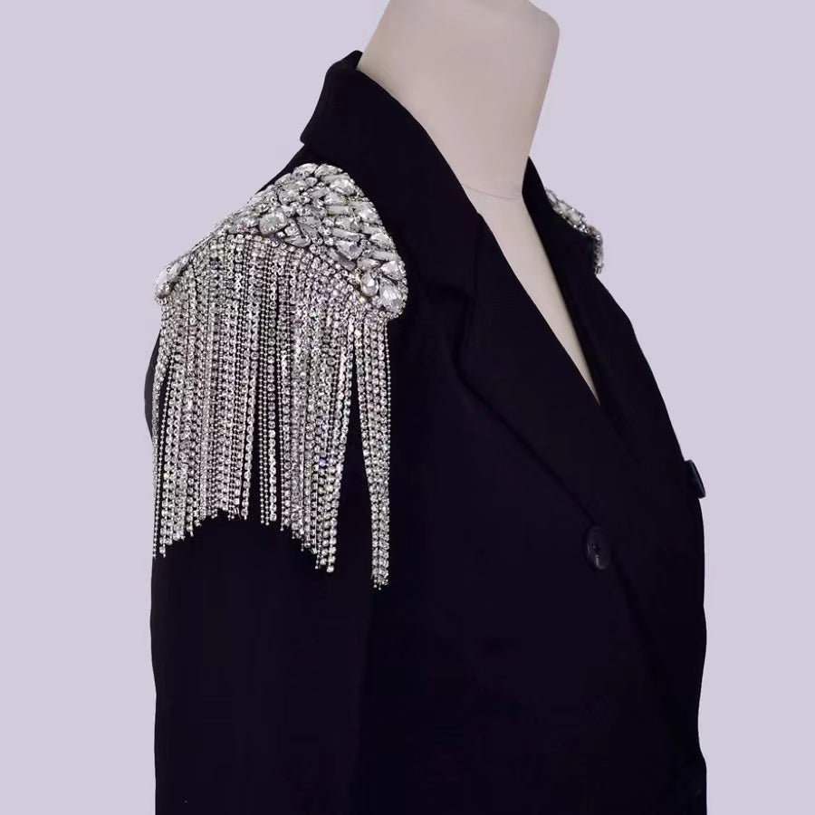 Rhinestone Shoulder Patch - 3