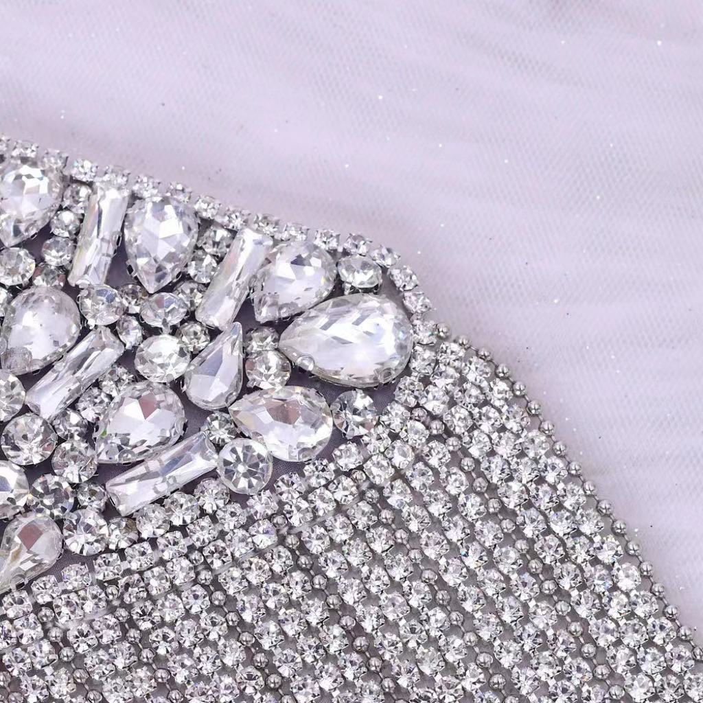 Rhinestone Shoulder Patch - 3