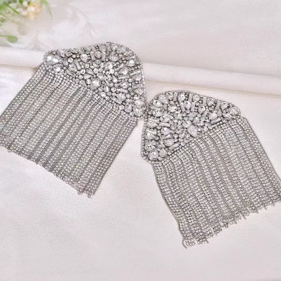 Rhinestone Shoulder Patch - 3