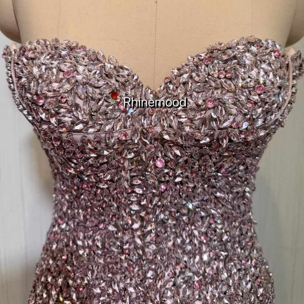 Luxurious 3D Rhinestone Corset