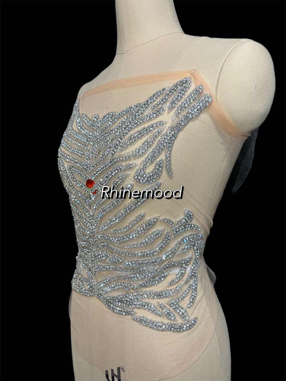Riley - Rhinestone Bodice Applique