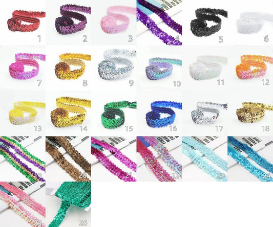 3cm Sequin Trim - 10 yards