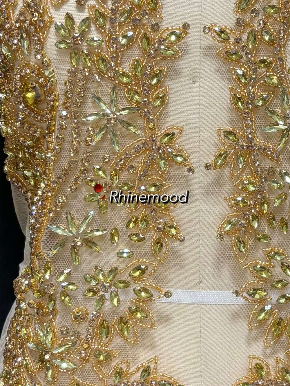 Rubby - Rhinestone Bodice Applique