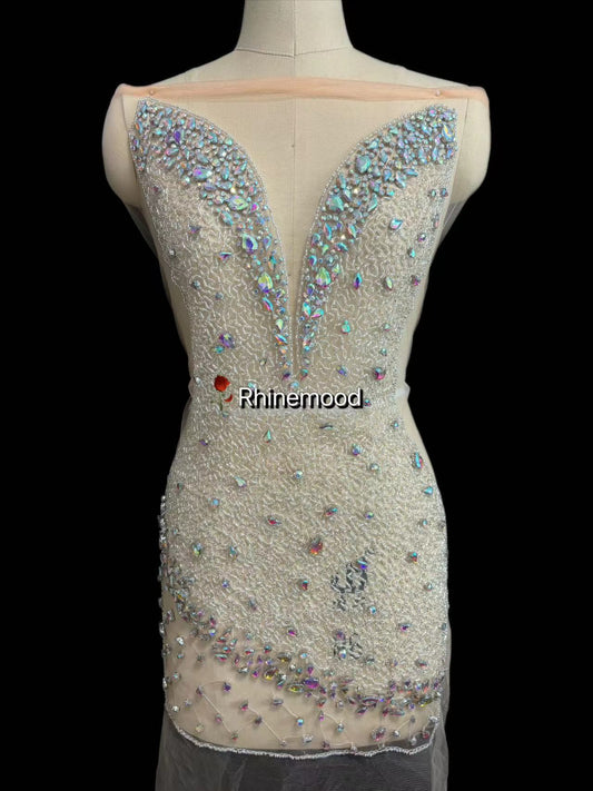 Sarah - Rhinestone Bodice Applique