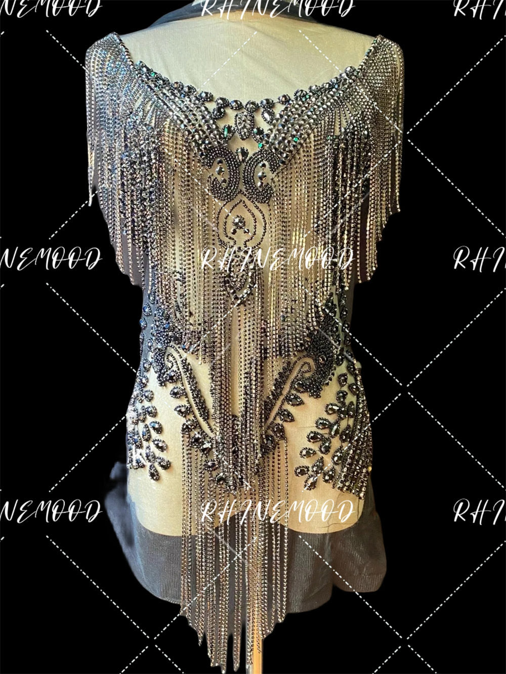 Sassy - Rhinestone Bodice Applique