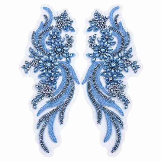 Selina - Rhinestone Applique（Pair）