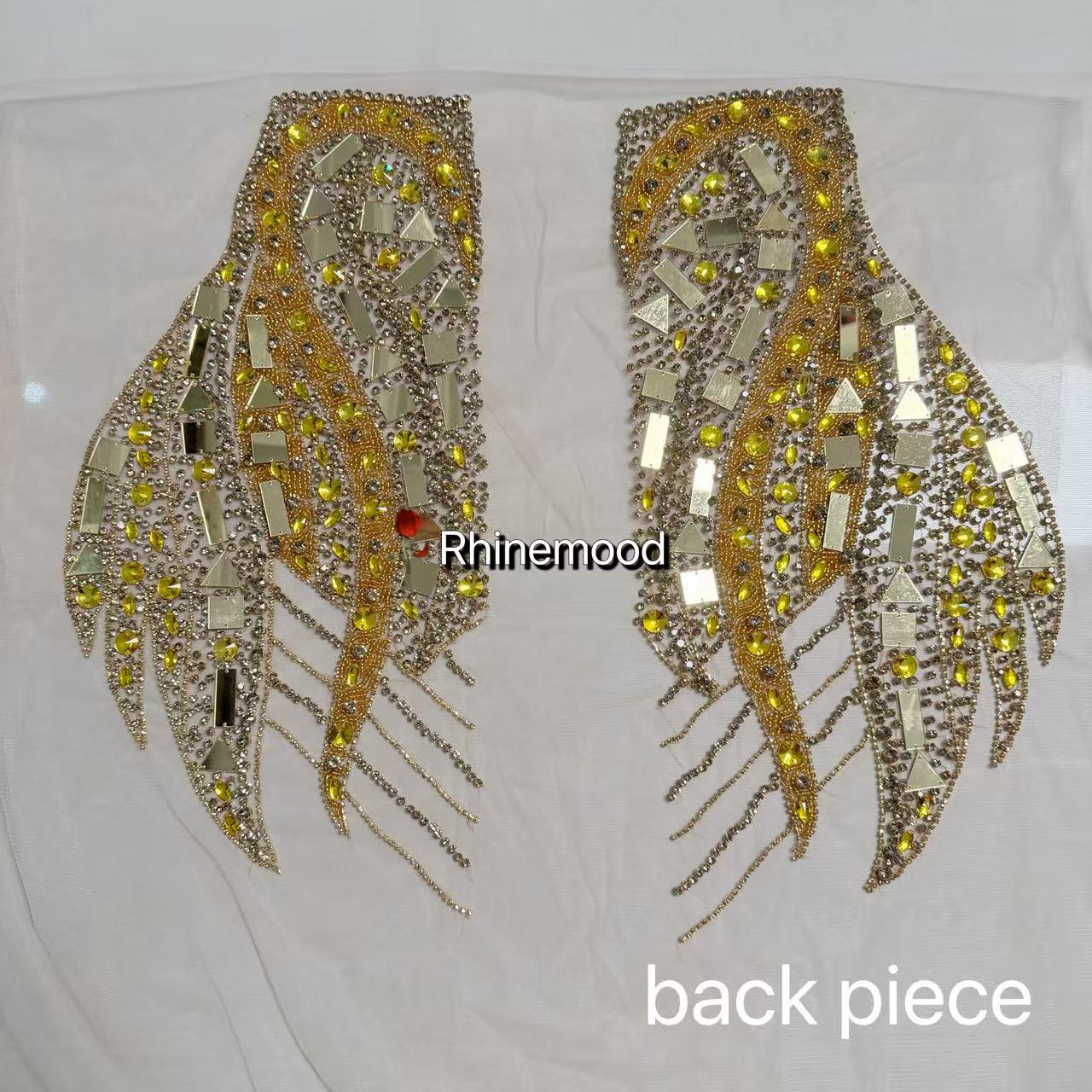 Shine2.0(front&back set) - Rhinestone Bodice Applique