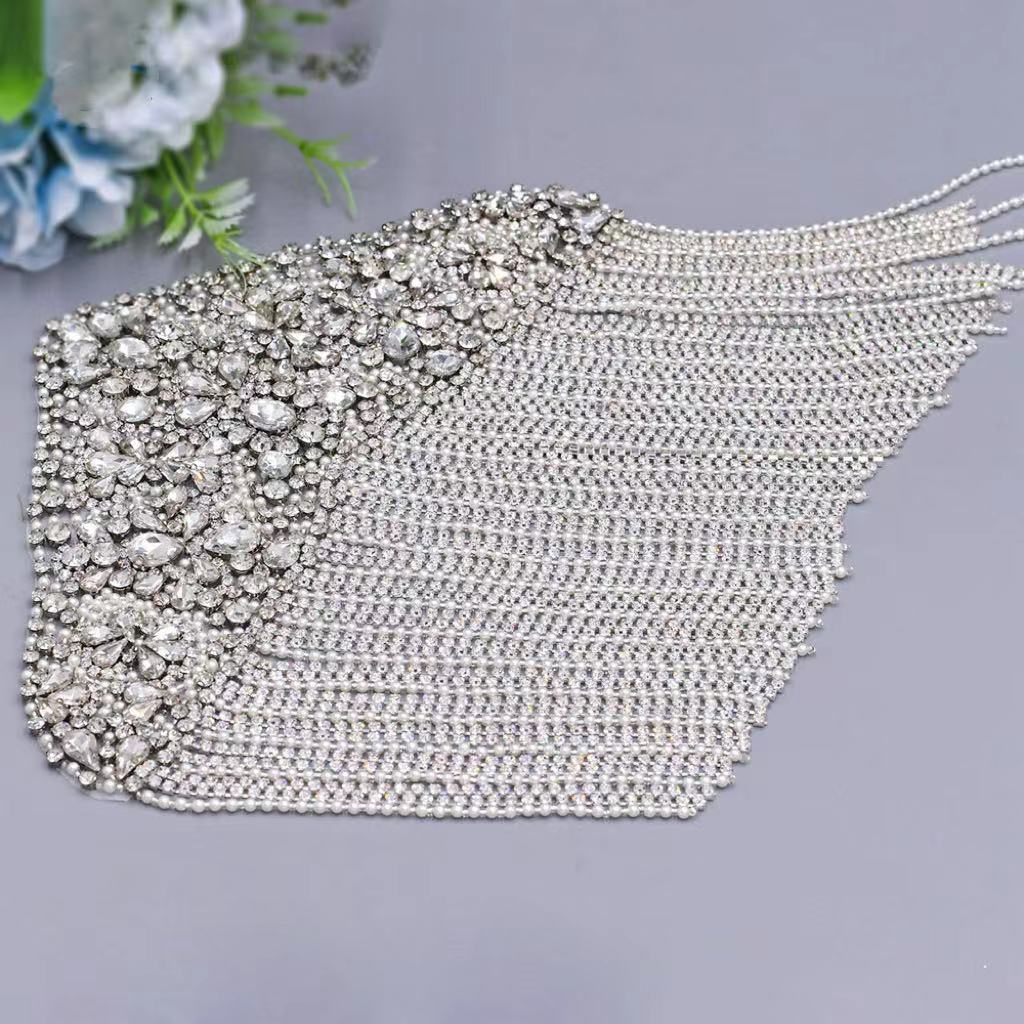 Rhinestone Shoulder Patch - 1