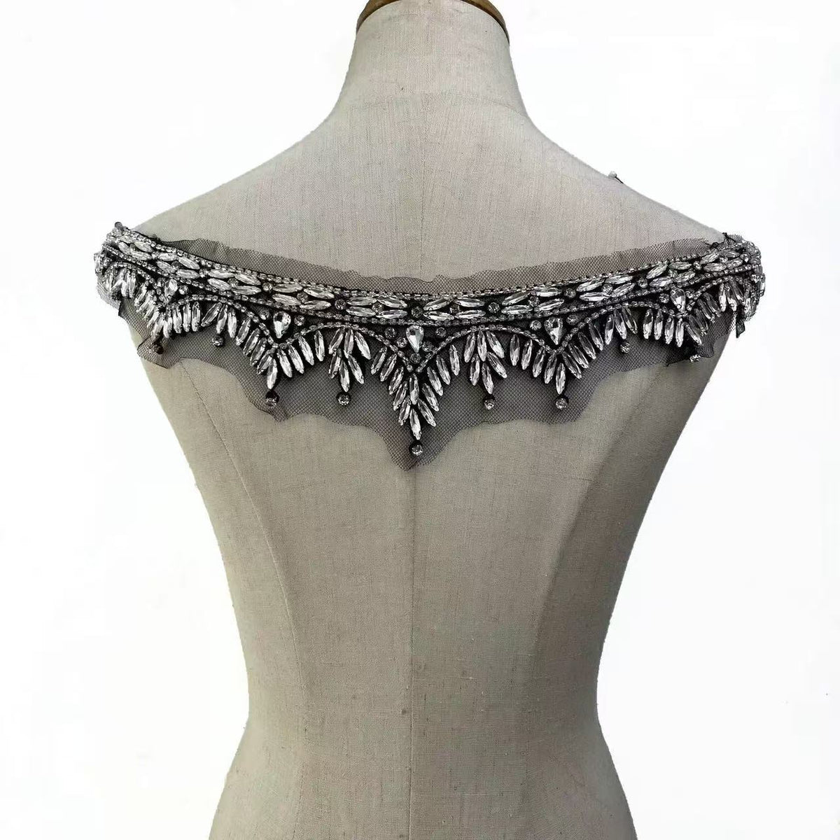 Rhinestone Shoulder Patch - 5