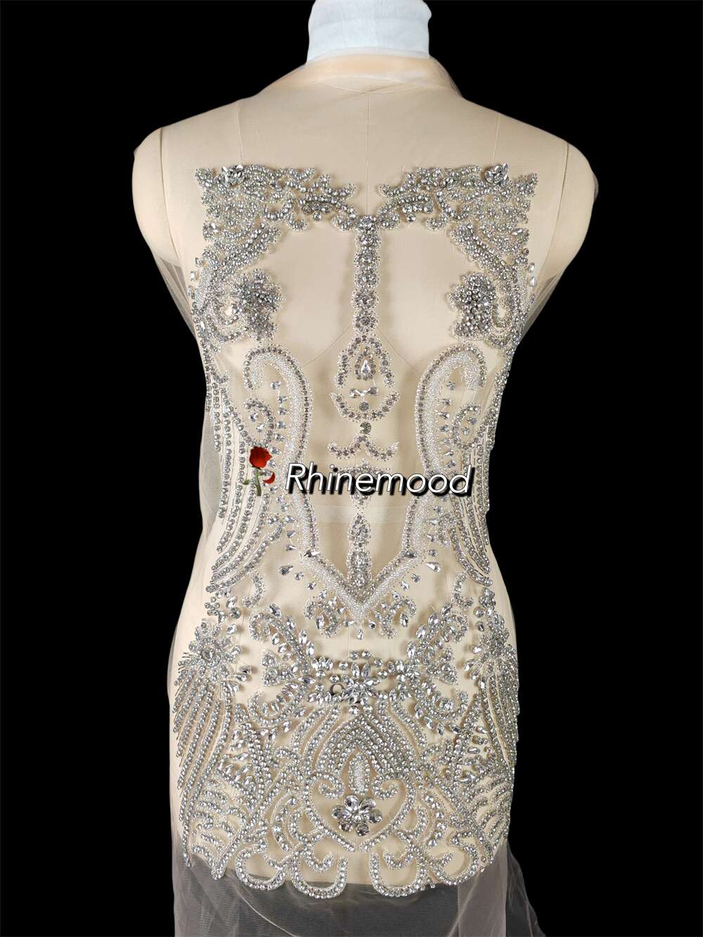 Skylar - Rhinestone Bodice Applique