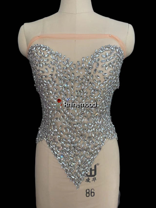 Stella3.0 - Rhinestone Bodice Applique