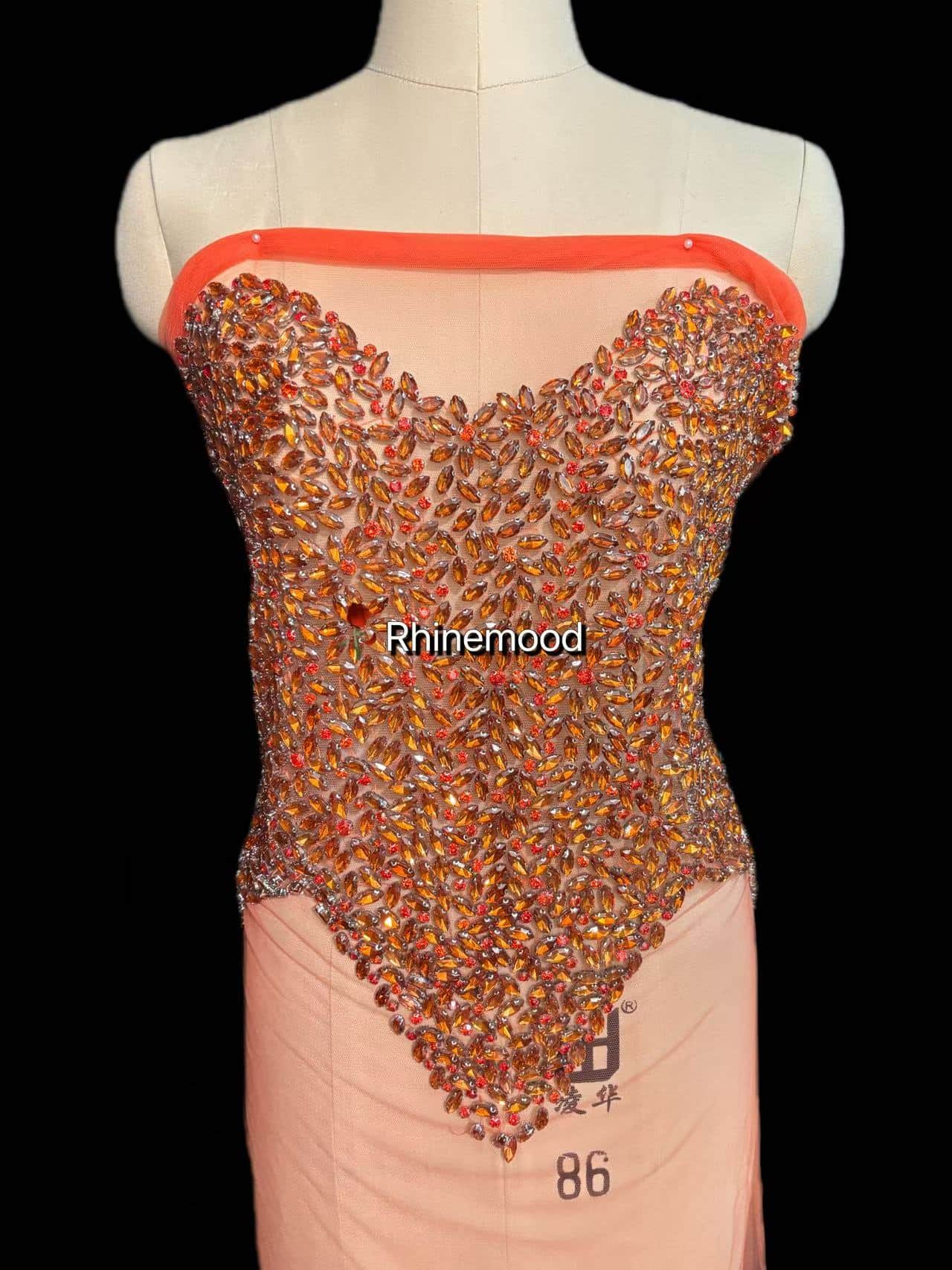 Stella3.0 - Rhinestone Bodice Applique