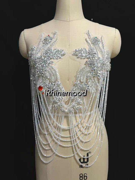 Talia - Rhinestone Bodice Applique