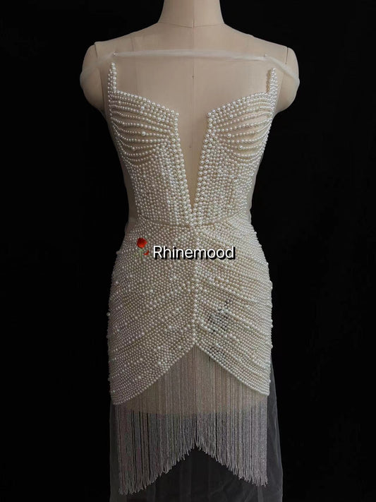 Vera - Beaded Bodice Applique