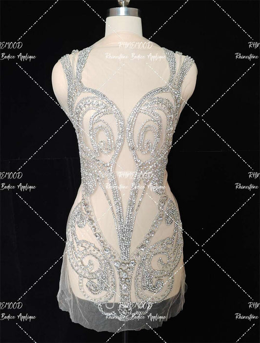 Zoey - Rhinestone Bodice Applique
